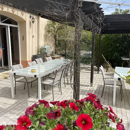 L'oustaloise - Et Table D'hotes Pres De Beziers- Alex Est Cuisinier De Metier- Piscine Avec Transats Et Parasols Terrasse Parking Prive Et Garage A Velos Motos- Labellisee Accueil Velo Et Vignoble Et Decouverte Faugères