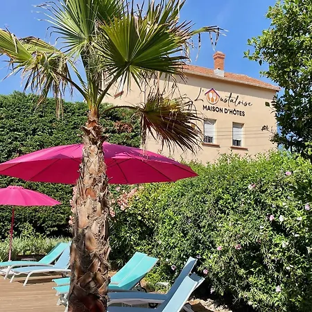 L'oustaloise - Et Table D'hotes Pres De Beziers- Alex Est Cuisinier De Metier- Piscine Avec Transats Et Parasols Terrasse Parking Prive Et Garage A Velos Motos- Labellisee Accueil Velo Et Vignoble Et Decouverte 3*