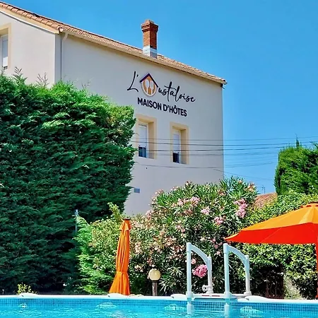 L'oustaloise - Et Table D'hotes Pres De Beziers- Alex Est Cuisinier De Metier- Piscine Avec Transats Et Parasols Terrasse Parking Prive Et Garage A Velos Motos- Labellisee Accueil Velo Et Vignoble Et Decouverte 3* Faugères